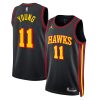 Atlanta Hawks Trae Young Statement Edition Black NBA Jersey