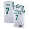 Boston Celtics Jaylen Brown Nike Association Edition White NBA Jersey