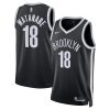 Brooklyn Nets Yuta Watanabe Nike Black NBA Jersey