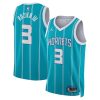 Charlotte Hornets Terry Rozier III Brand Icon Edition Teal NBA Jersey