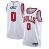 Chicago Bulls Coby White Nike Association Edition White NBA Jersey
