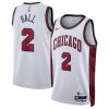 Chicago Bulls Lonzo Ball Nike City Edition White NBA Jersey