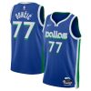 Dallas Mavericks Luka Doncic Nike City Edition Blue NBA Jersey
