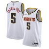 Denver Nuggets Kentavious Caldwell Nike Association Edition White NBA Jersey