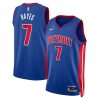 Detroit Pistons Killian Hayes Nike Icon Edition Blue NBA Jersey