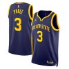 Golden State Warriors Jordan Poole Statement Edition Navy NBA Jersey
