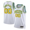 Houston Rockets Nike Classic Edition White/Clover Custom NBA Jersey