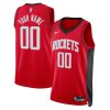 Houston Rockets Nike Icon Red Custom NBA Jersey