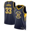 Indiana Pacers Myles Turner Nike Icon Edition Navy NBA Jersey