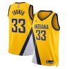 Indiana Pacers Myles Turner Statement Edition Yellow NBA Jersey