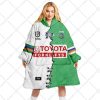 NRL Canberra Raiders Custom Name Number 2023 Mix Jersey V2 Fleece Oodie