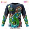 NRL Canberra Raiders Custom Name Number Special Design NAIDOC Sweatshirt