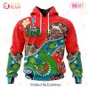 NRL Dolphins Custom Name Number NAIDOC Week For Our Elders Pullover Hoodie