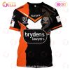 NRL Wests Tigers Custom Name Number 2023 Mix Jersey T-Shirt