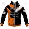 NRL Wests Tigers Custom Name Number 2023 Mix Jersey V2 Zip Up Hoodie