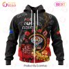 NRL Wests Tigers Custom Name Number Special Edition NAIDOC Zip Up Hoodie