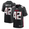 Atlanta Falcons Caleb Huntley Nike Black NFL Game Jersey