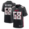 Atlanta Falcons Elijah Wilkinson Nike Black NFL Game Jersey