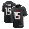 Atlanta Falcons Feleipe Franks Nike Black NFL Game Jersey