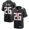 Atlanta Falcons Isaiah Oliver Nike Black NFL Game Jersey