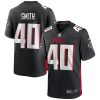 Atlanta Falcons Keith Smith Nike Black NFL Game Jersey