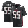 Atlanta Falcons Nate Landman Nike Black NFL Game Jersey