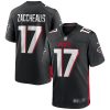 Atlanta Falcons Olamide Zaccheaus Nike Black NFL Game Jersey