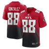 Atlanta Falcons Tony Gonzalez Nike Red Alternate NFL Game Jersey