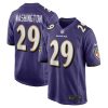 Baltimore Ravens Ar’Darius Washington Nike Purple NFL Game Jersey