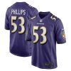 Baltimore Ravens Del’Shawn Phillips Nike Purple NFL Game Jersey