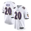 Baltimore Ravens Ed Reed Nike White Retired NFL Game Jersey