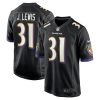Baltimore Ravens Jamal Lewis Nike Black NFL Game Jersey