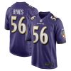 Baltimore Ravens Josh Bynes Nike Purple NFL Game Jersey