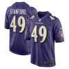 Baltimore Ravens Julian Stanford Nike Purple NFL Game Jersey