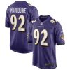 Baltimore Ravens Justin Madubuike Nike Purple NFL Game Jersey