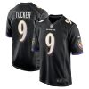 Baltimore Ravens Justin Tucker Nike Black NFL Game Jersey