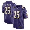 Baltimore Ravens Kevon Seymour Nike Purple NFL Game Jersey