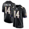 Baltimore Ravens Kyle Hamilton Nike Black NFL Game Jersey