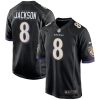 Baltimore Ravens Lamar Jackson Nike Black NFL Game Jersey