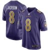 Baltimore Ravens Lamar Jackson Nike Purple Alternate NFL Game Jersey