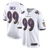 Baltimore Ravens Odafe Oweh Nike White NFL Game Jersey