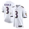 Baltimore Ravens Odell Beckham Jr. Nike White NFL Game Jersey