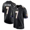 Baltimore Ravens Rashod Bateman Nike Black NFL Game Jersey