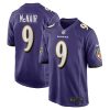 Baltimore Ravens Steve McNair Nike Purple NFL Game Jersey