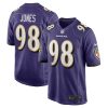 Baltimore Ravens Travis Jones Nike Purple NFL Game Jersey