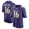 Baltimore Ravens Tylan Wallace Nike Purple NFL Game Jersey