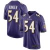Baltimore Ravens Tyus Bowser Nike Purple NFL Game Jersey
