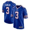 Buffalo Bills Damar Hamlin Nike Royal NFL Game Jersey