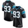 Carolina Panthers Bravvion Roy Nike Black NFL Game Jersey