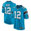 Carolina Panthers D.J. Moore Nike Blue NFL Game Jersey